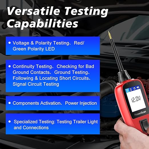 Autel PowerScan PS100 Power Circuit Probe Tester, Breaker Finder, 12V 24V