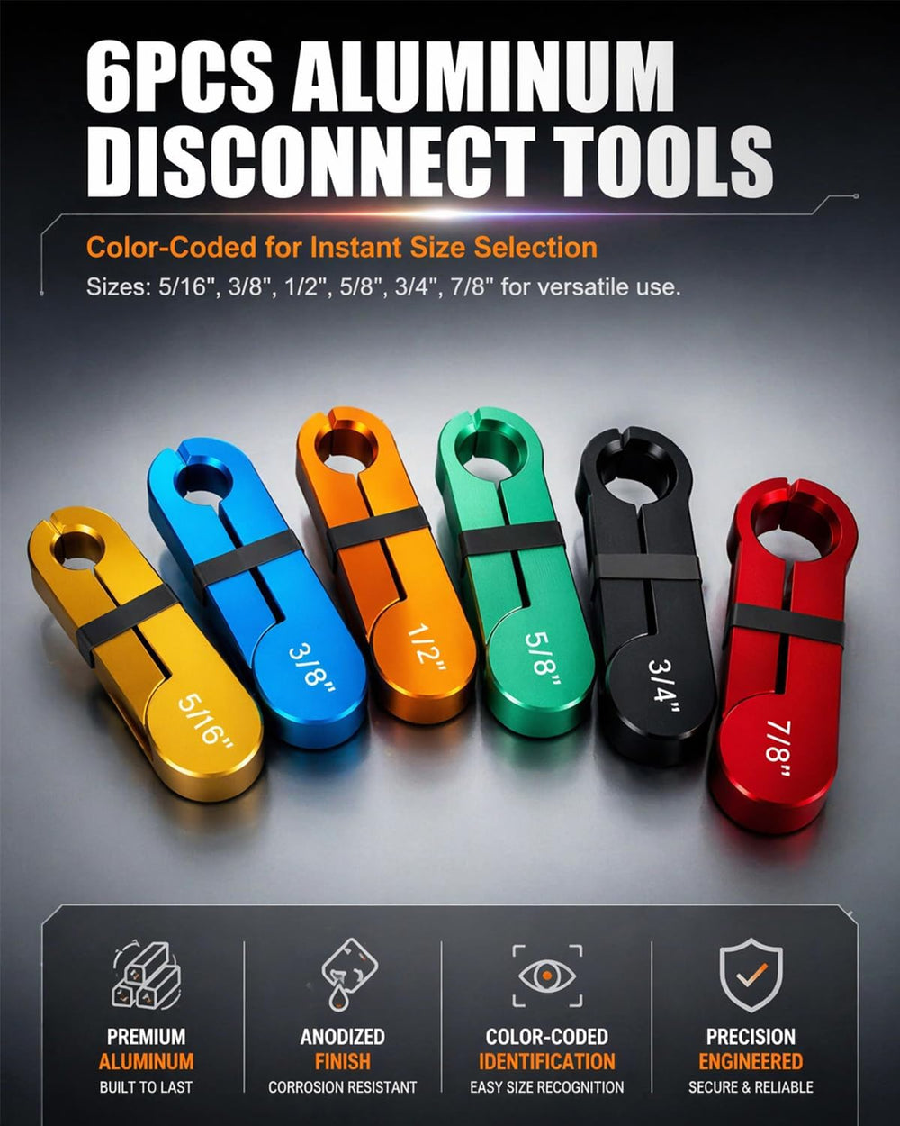 SGT 27pcs Fuel Line Disconnect Tool Set, Master Quick Disconnect Kit