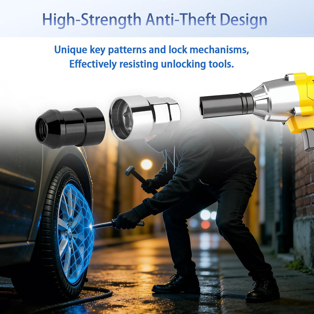 24526 Wheel Lock Lug Nut M12x1.5 Anti Theft Fit for 1991-2002 Chevy S-10 Blaz...