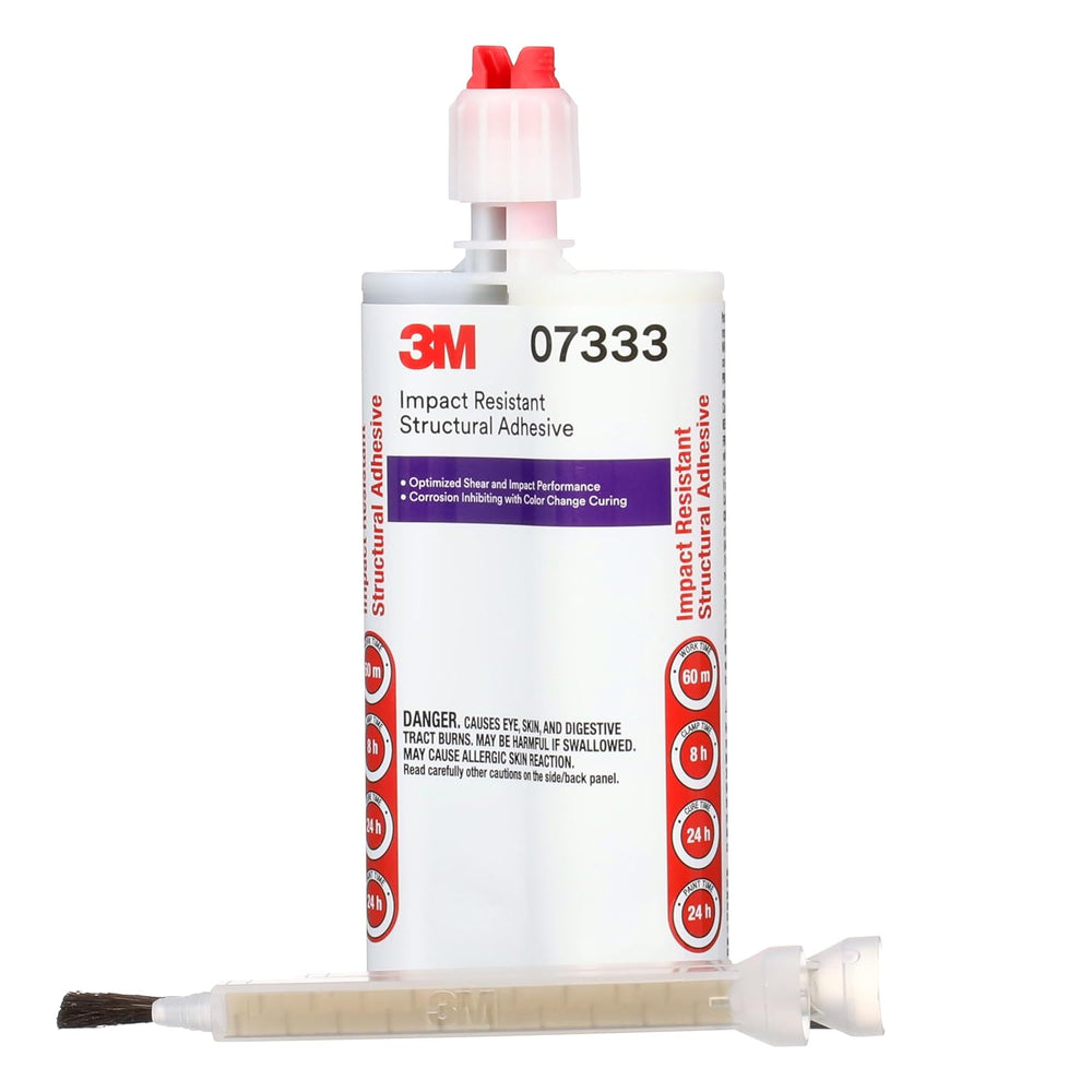 3M Impact Resistant Structural Adhesive, 07333, Two-Part Epoxy, True Automoti...