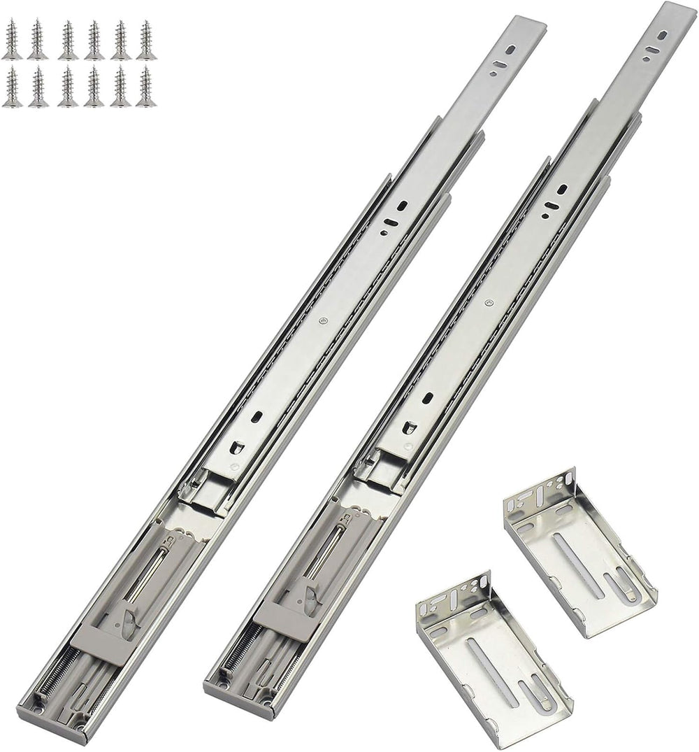 OCG Soft Close Drawer Slides 22 Inch (10 Pairs), Full Extension Ball Bearing ...
