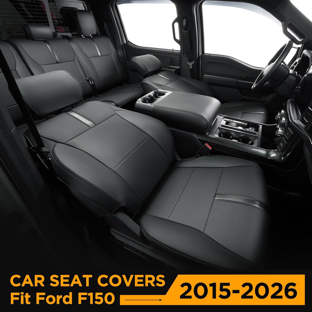 Super Coverยฎ for Ford F150 Seat Covers 2015-2024 2025 2026 Full Set, for F-15...