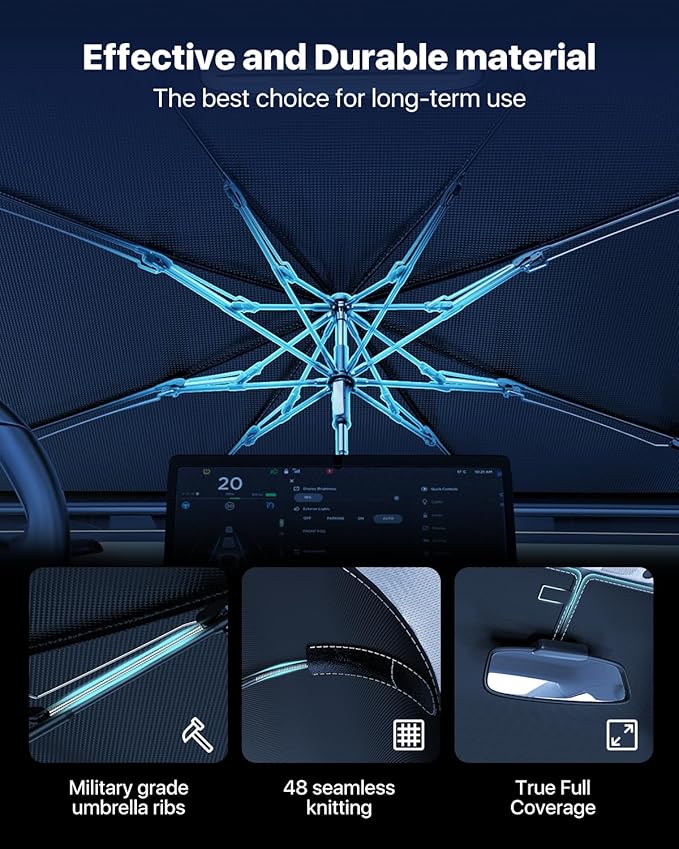 Nmoiss Windshield Sun Shade Umbrella