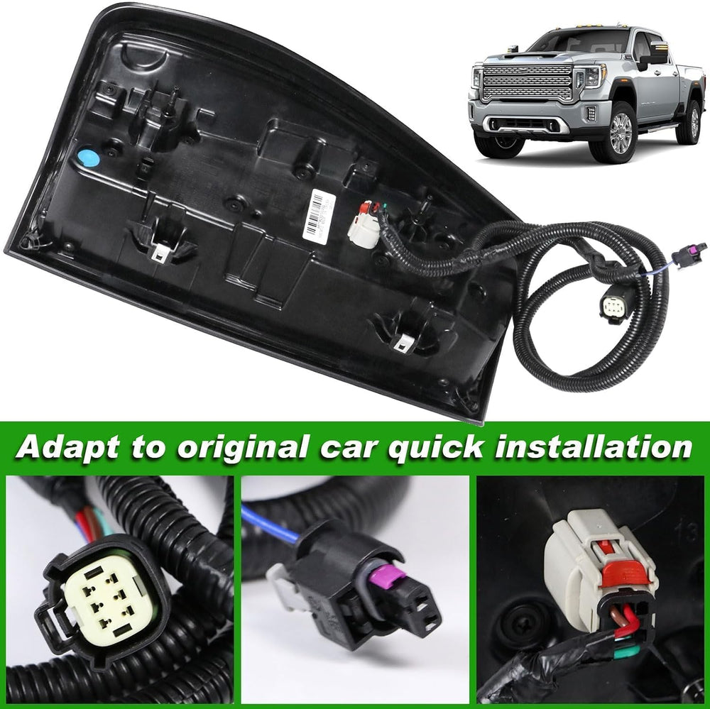 Lochnchn LED Tail Light Assembly Compatible with 2019-2025 GMC Sierra 1500/25...
