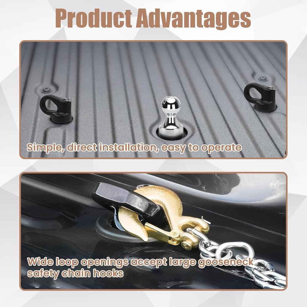 60639 Puck System Gooseneck Hitch Kit, 2-5/16 Inch Ball, Compatible with 2013...