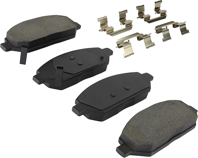 Premium Semi-Metallic Front Brake Pads Compatible