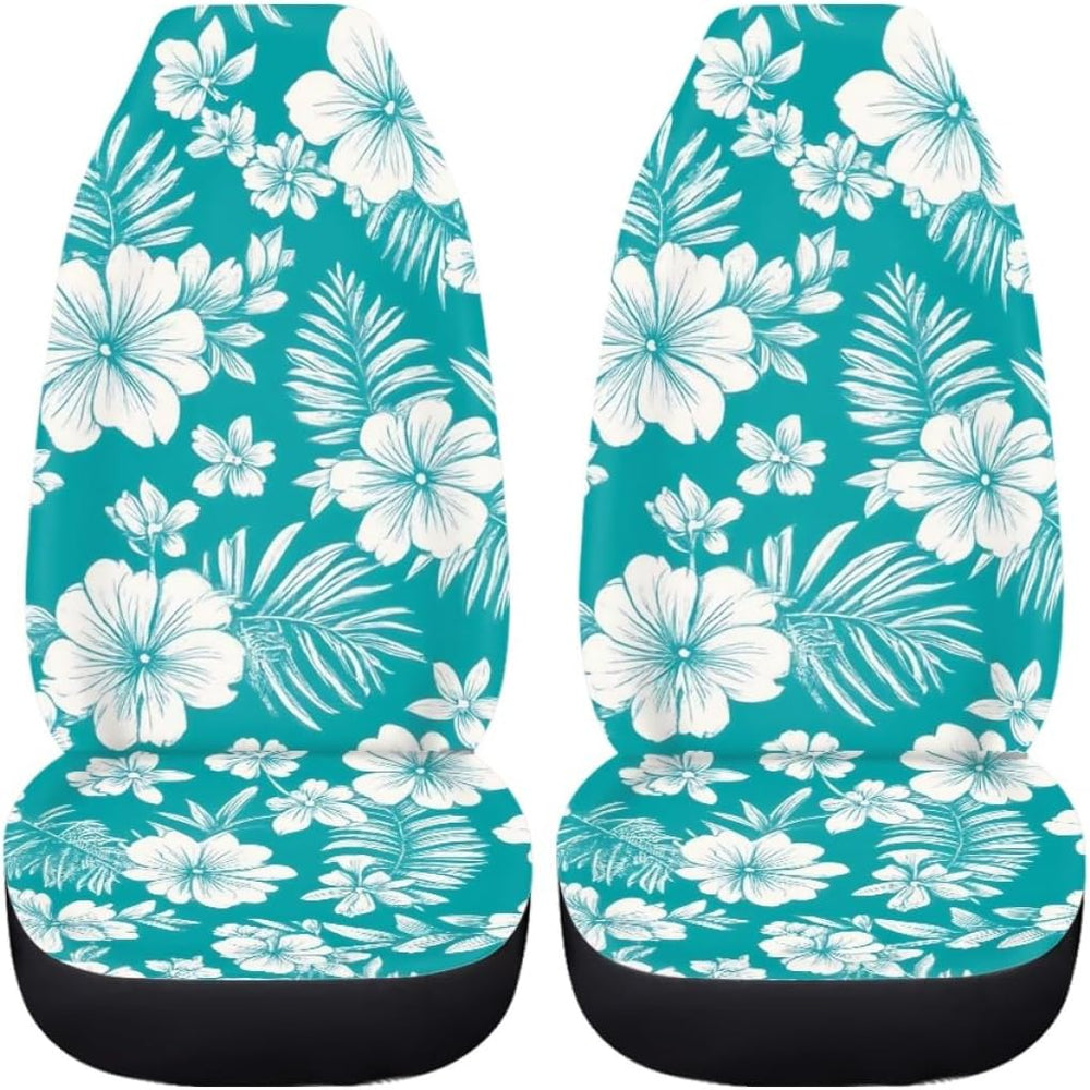 Pehede Car Seat Cover Hibiscus Flower Front for Cars, Easy to Install Cover S...