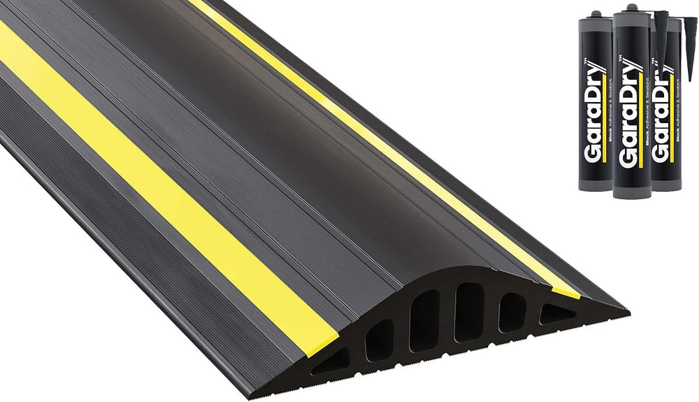 1 ½" High Garage Door Flood Barrier Threshold Seal Kit (20'3") ...