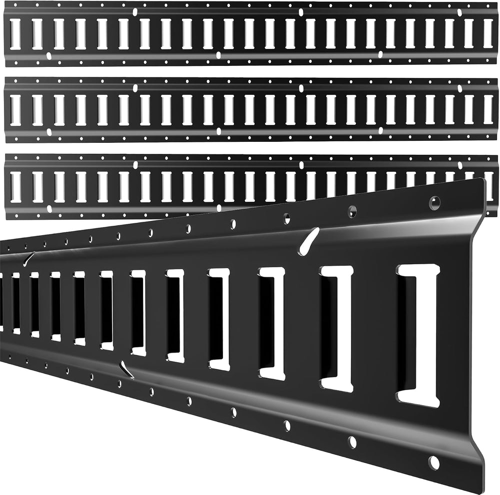 E Track 4'(4 Pack) with Powder-Coated Steel Trailer Tie Down