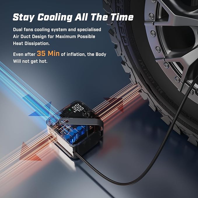 CYCPLUS AL7 Tire Inflator Portable Air Compressor