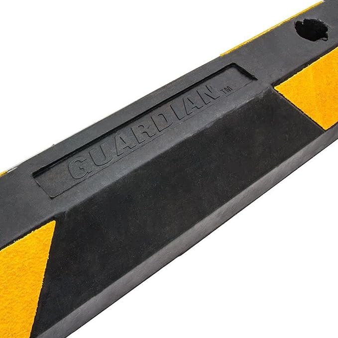 Guardian Parking Stop, 6 Foot Long Rubber Curb