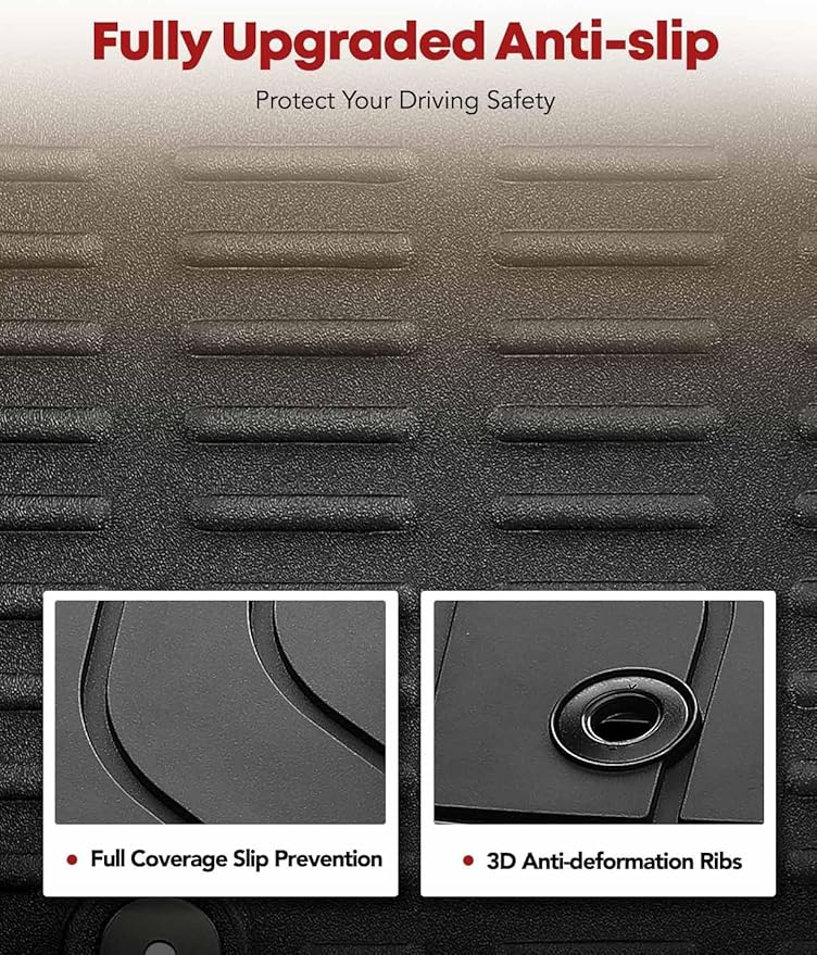 YHTAUTO Fit 2025 2024 2023 2022 Toyota Tundra Floor Mats | Only Fit CrewMax |