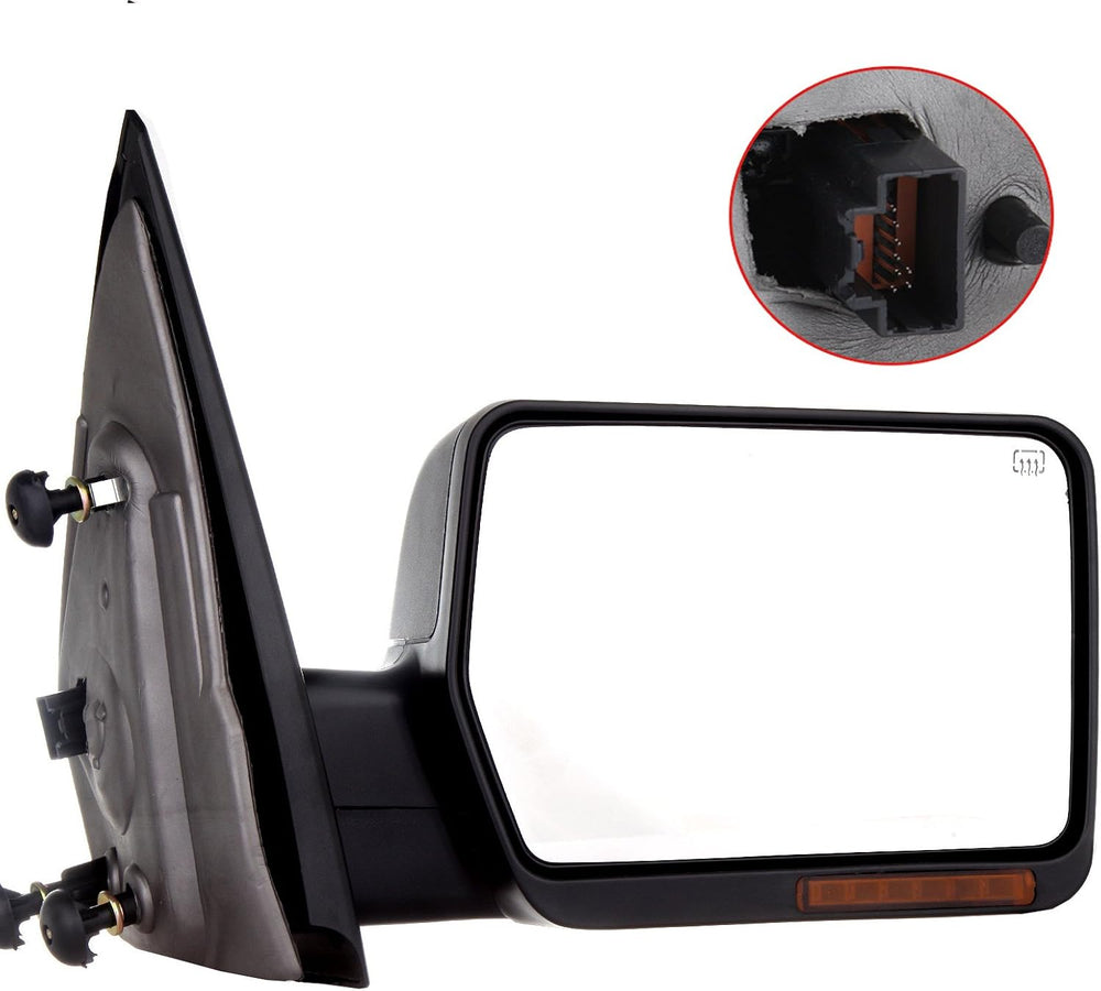 Passenger Side Heated Towing Mirrors Fits 2004 2005 2006 for Ford for F150 Pi...