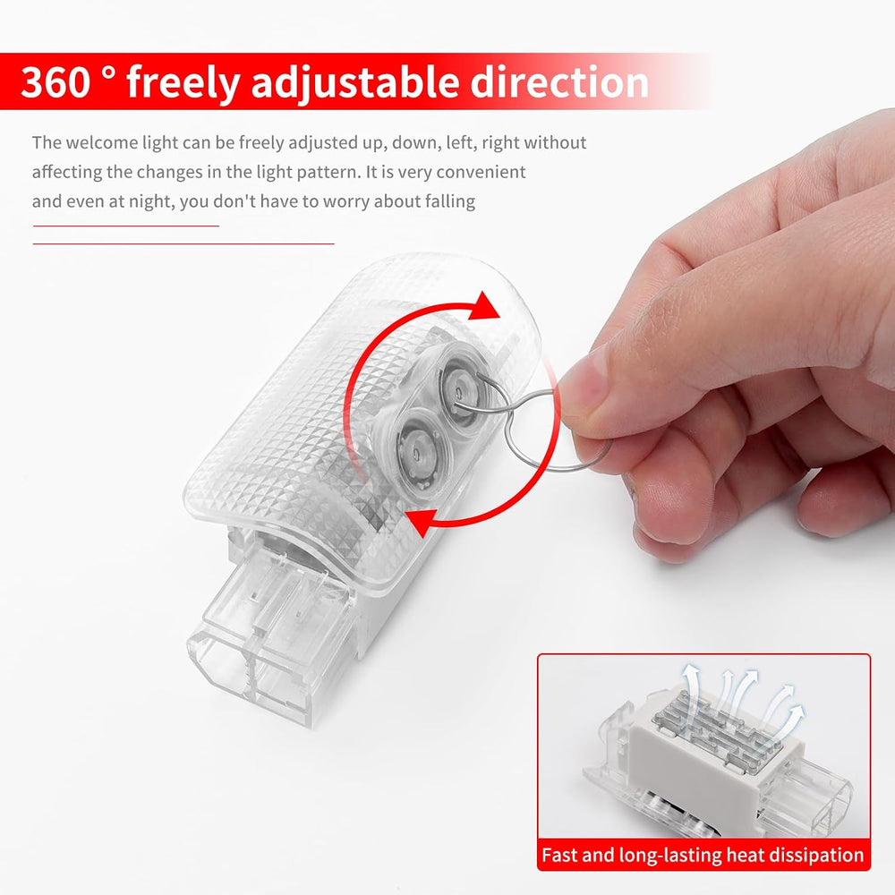 Car Door Light Logo Projection Lamp for 2024-2026 Toyota Land Cruiser 1958 25...