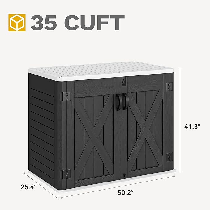 DWVO 35 Cu Ft Storage Shed