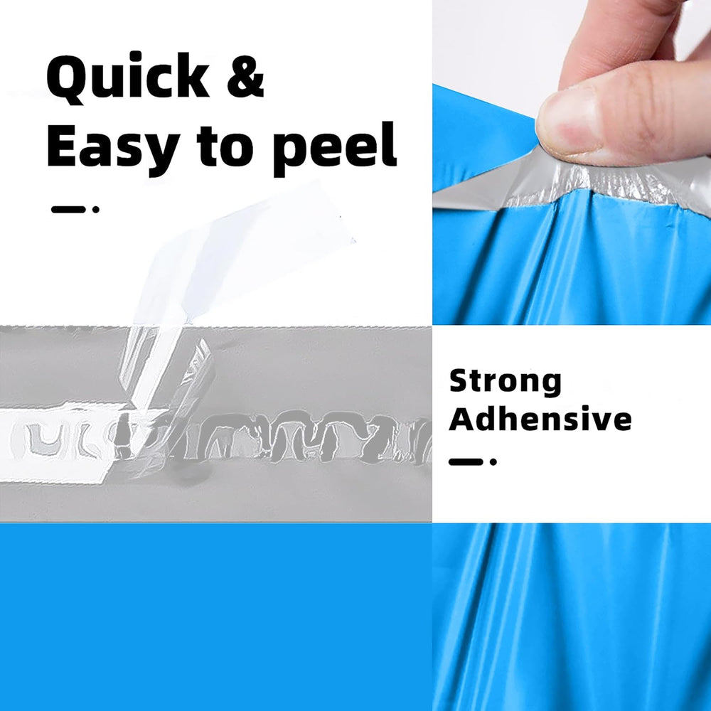 POLYSELLS 100 pcs 19x24 Inches Blue Poly Mailers Shipping Envelopes, Strong A...
