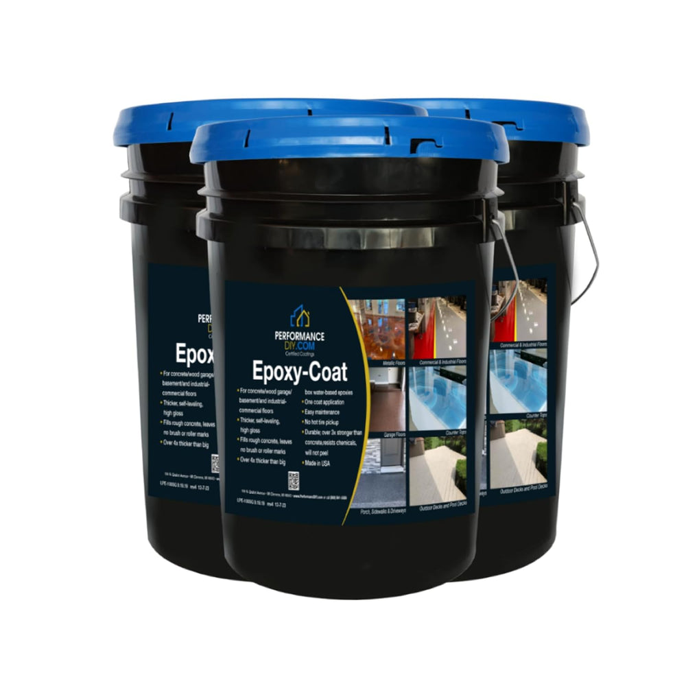 Epoxy Floor Kit – Good Full Kit – Gray Base with Gray Blend Flake – Covers 2,...