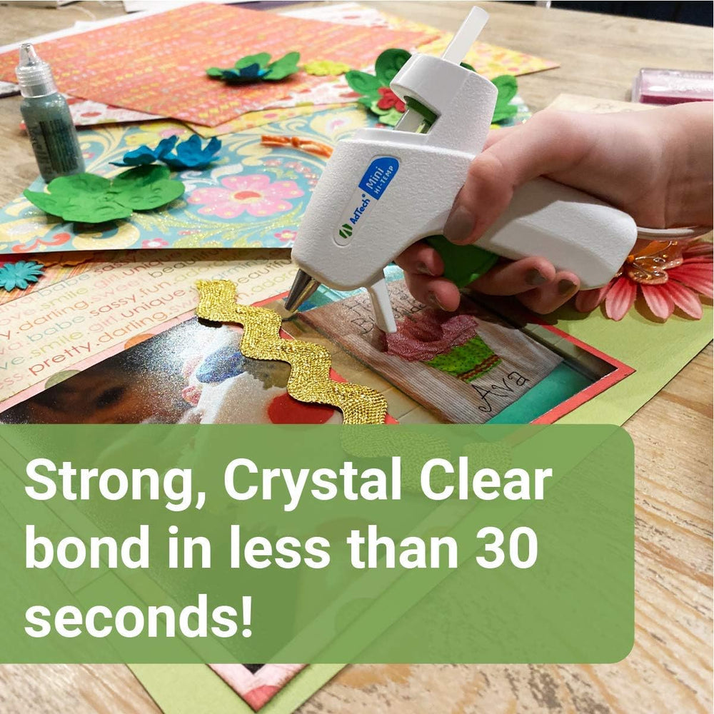 Adtech Mini Hot Glue Sticks Clear | High Temperature | Bonds in 30 Seconds | ...