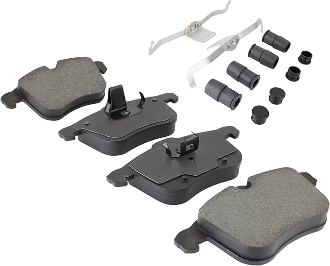 Premium Semi-Metallic Front Brake Pads Compatible