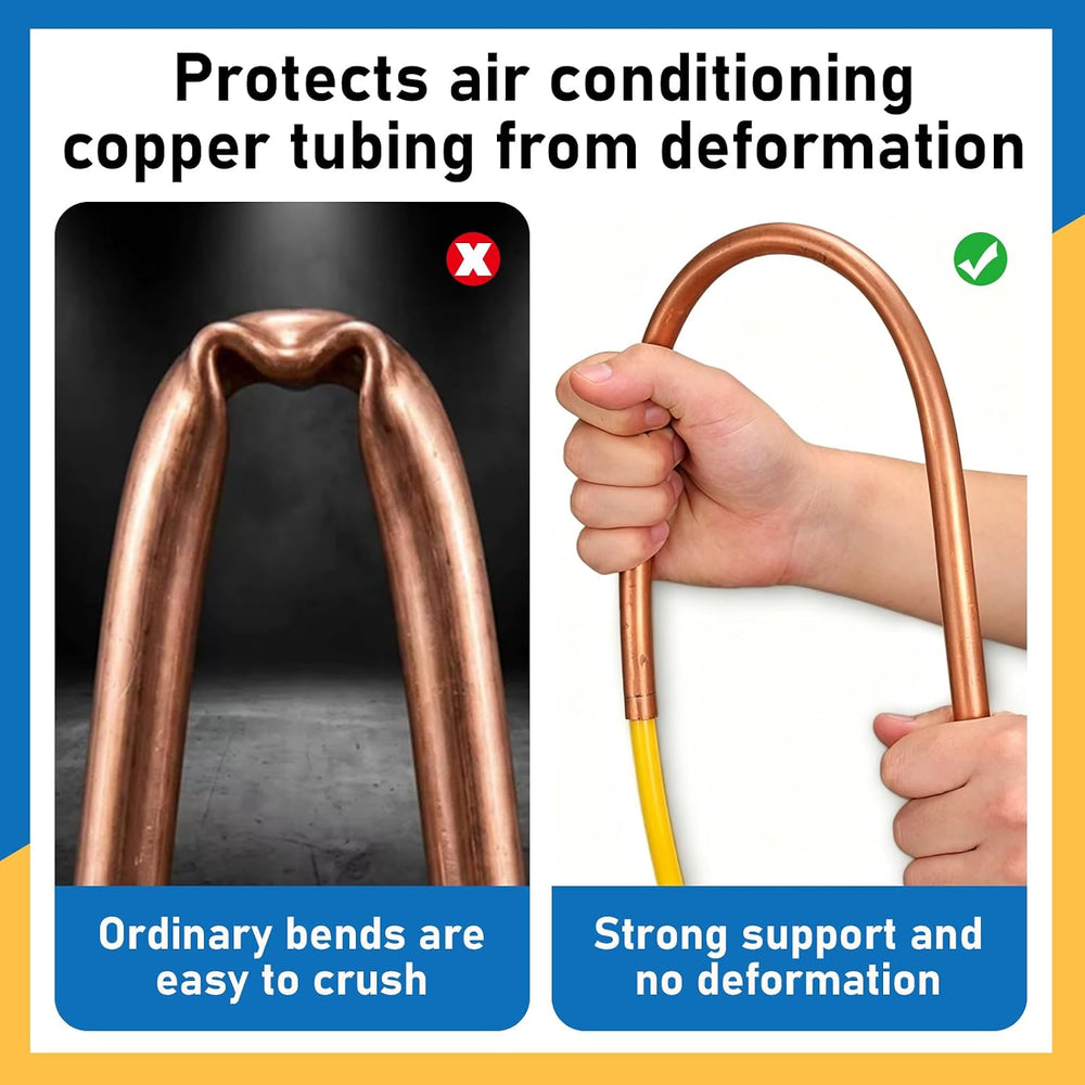 4Pcs 4M Air Conditioning Copper Tubing Pipe Extension Kit 1/4, 1/2, 3/8, 5/8 ...