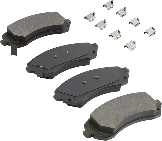 Premium Semi-Metallic Front Brake Pads Compatible
