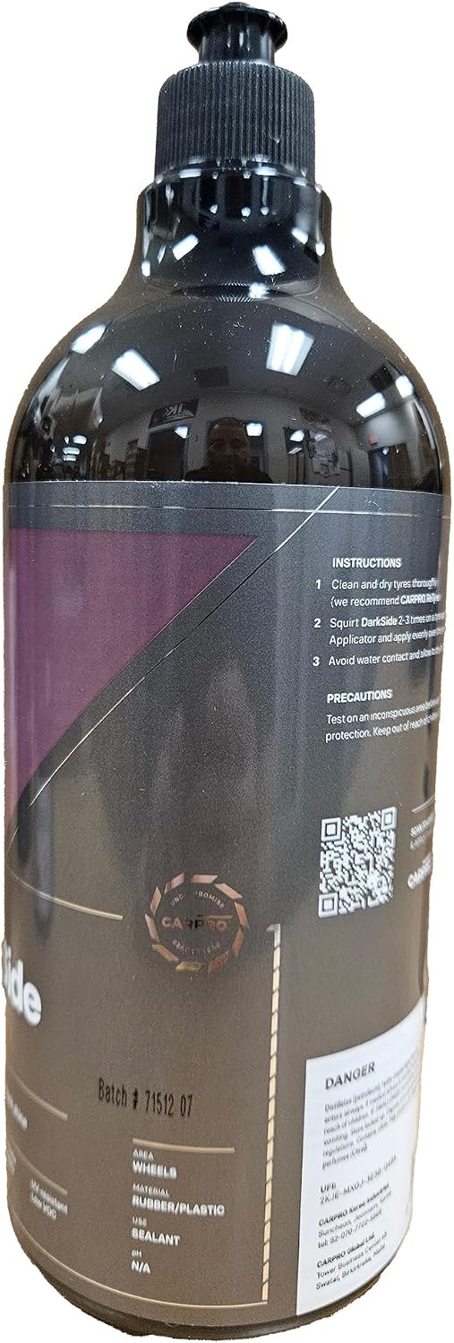 CARPRO DarkSide - Tire & Rubber Sealant, Hydrophobic & Self-Cleaning,...