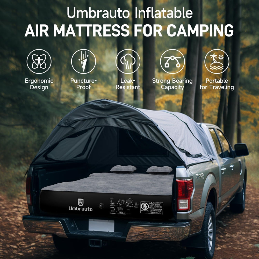 Umbrauto Inflatable Truck Bed Air Mattress for Full Size Short Truck Beds, 5....