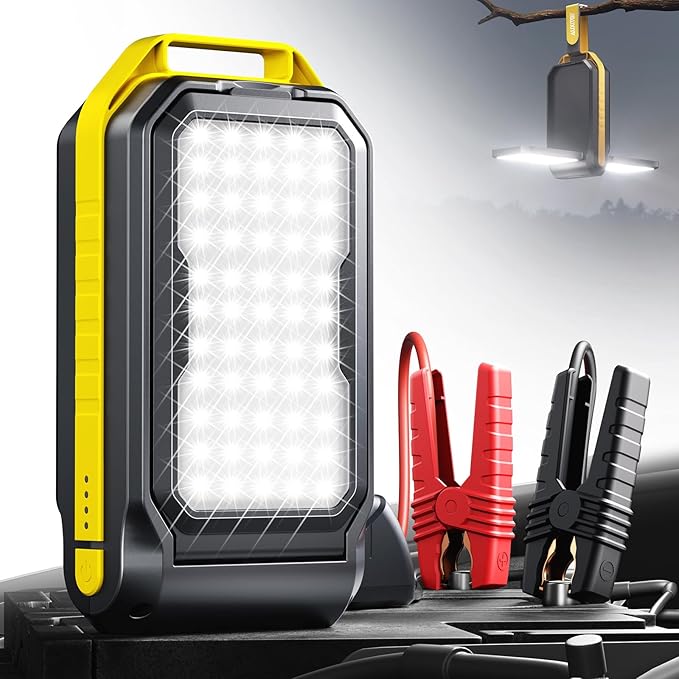 AUXITO Jump Starter: 6000A Car Portable-Battery Jumper Box