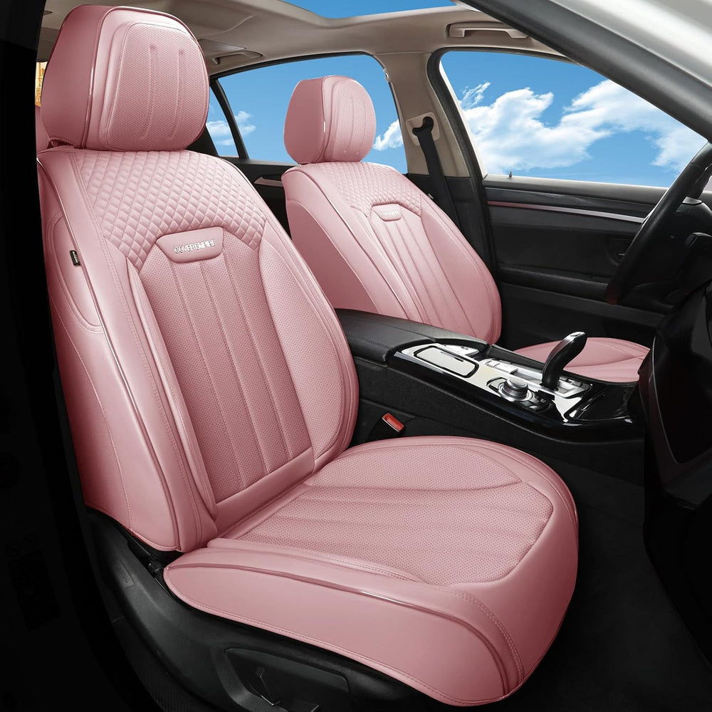 Pink Car Seat Covers Fit for Corolla Cross RAV4 Kona HR-V CRV UX,Waterproof a...