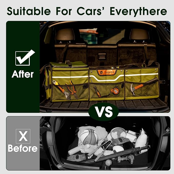 Trunk Organizer, Heavy-Duty Storage