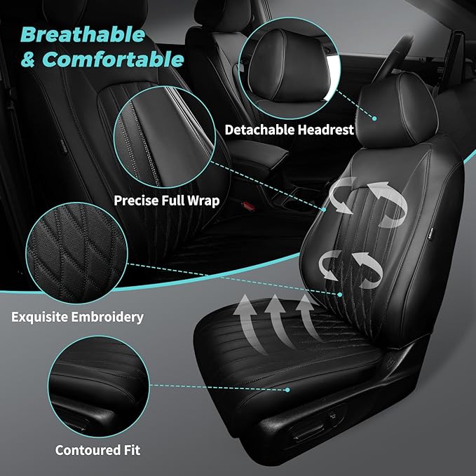 Seat Covers for Honda CRV 2017-2022 EX/EXL/LX/Sport/Touring/Special Edition