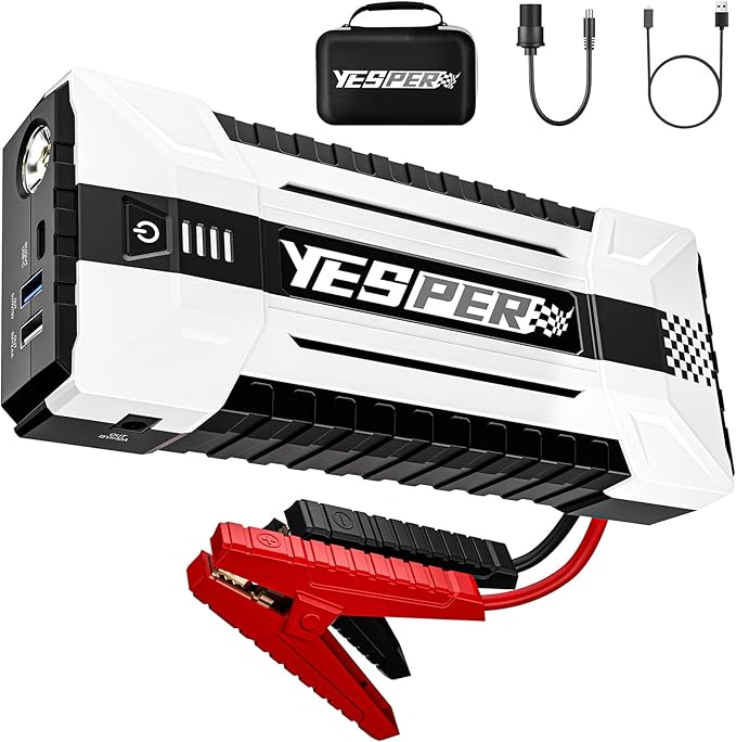 YESPER 4120A Jump Starter, 12V Car Battery Jumper Starter Portable, 26800mAh