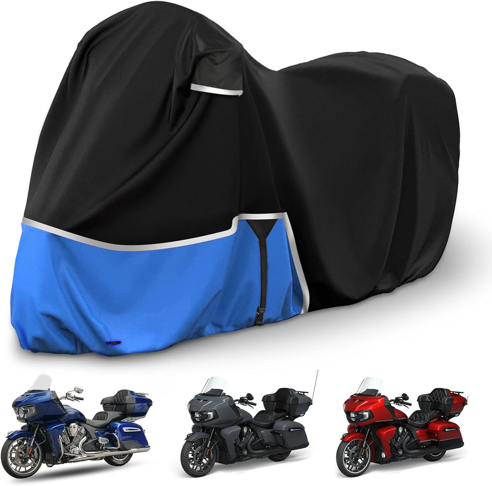 Waterproof Motorcycle Cover Replace for Indian Roadmaster/Pursuit, 420D Oxfor...