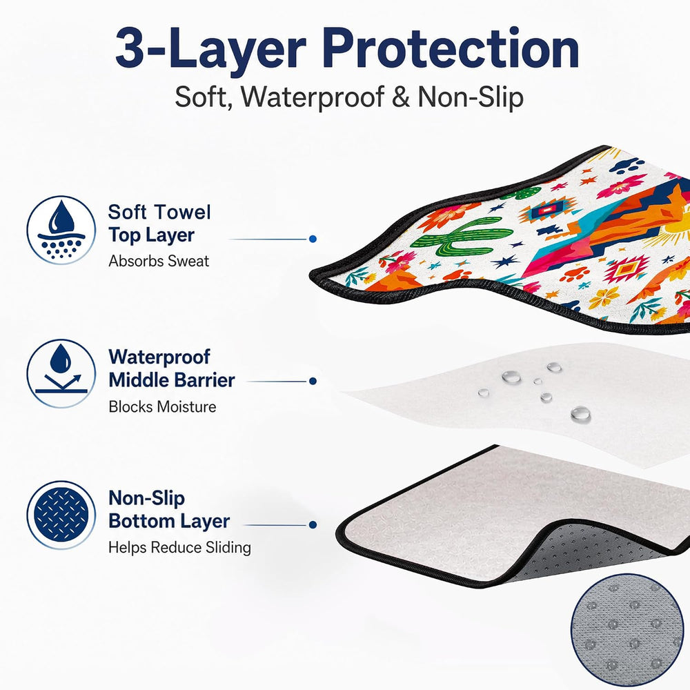 Car Seat Towel Cover 2 Pack for Front Seats, Sweat Absorbent Car Seat Protect...