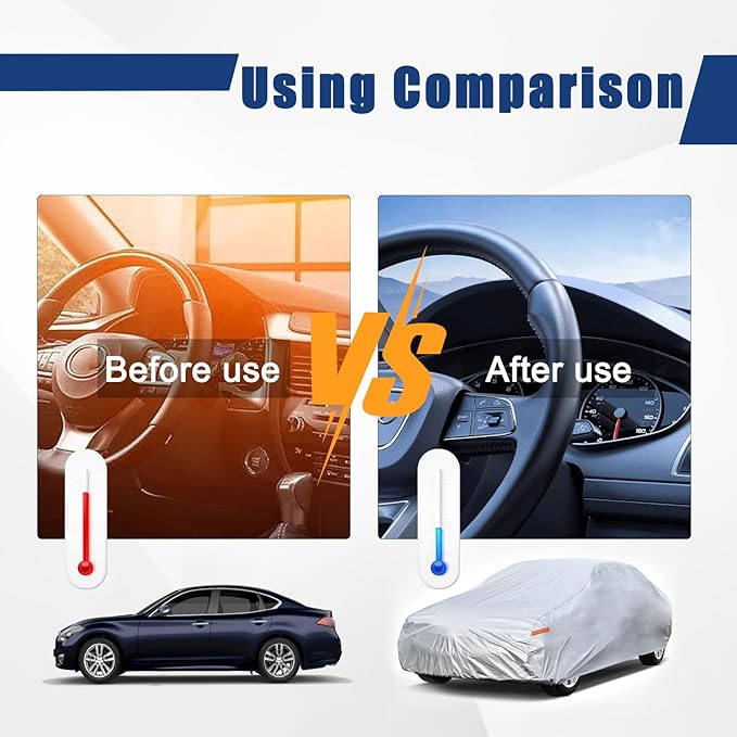Kayme 6 Layers Car Cover Custom Fit