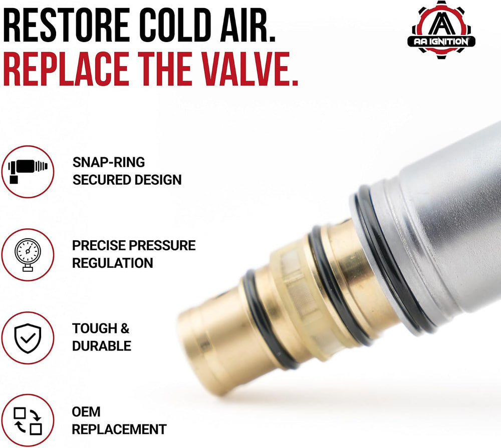 A/C Compressor Control Solenoid Valve - Compatible with Audi, Volkswagen - AC...