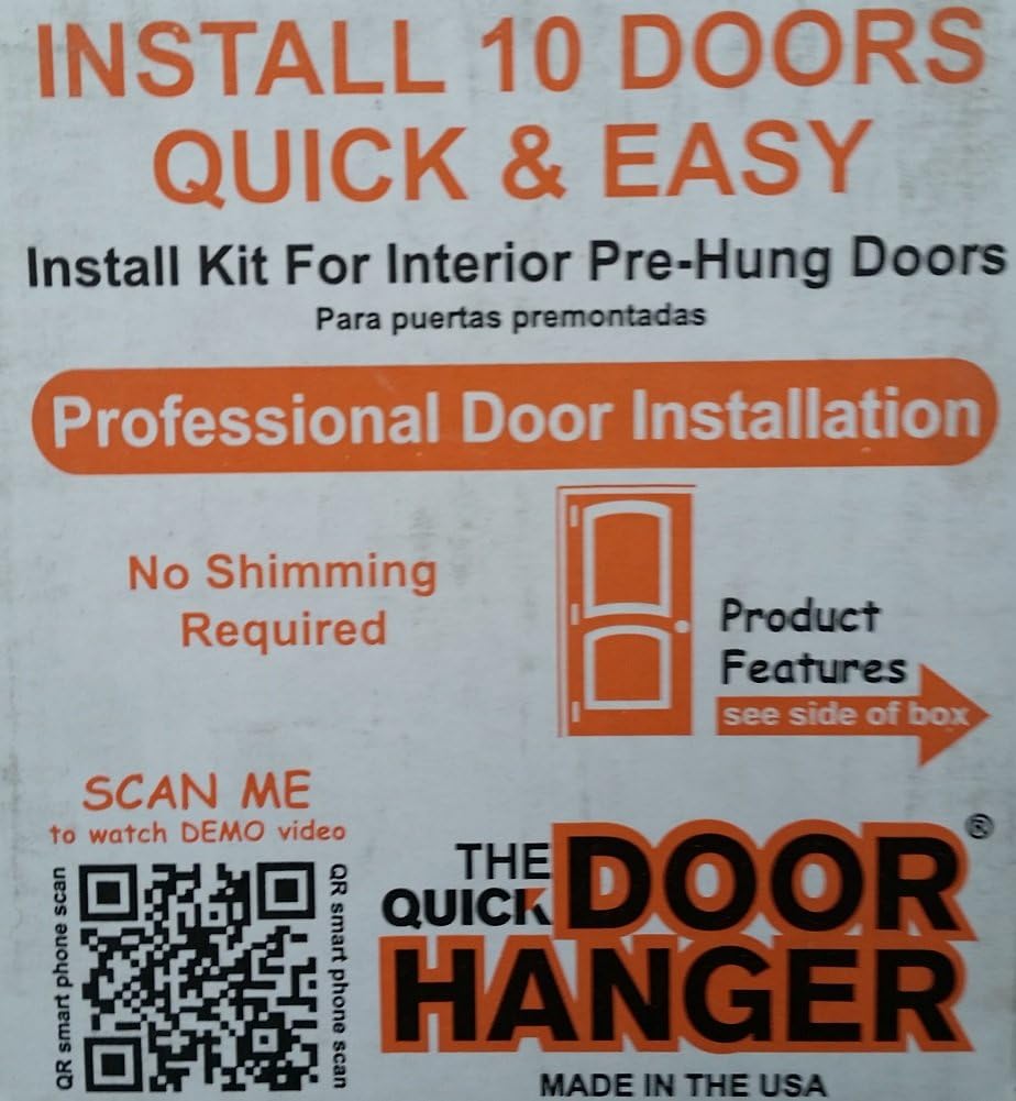 The Original Door Bracket (10 Door Install Pack), Complete Hassle-Free Door I...