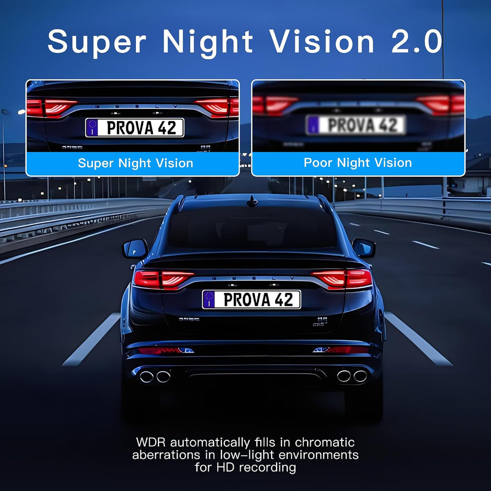 5 Channel Dash Cam 360° View with 5G WiFi & APP Control