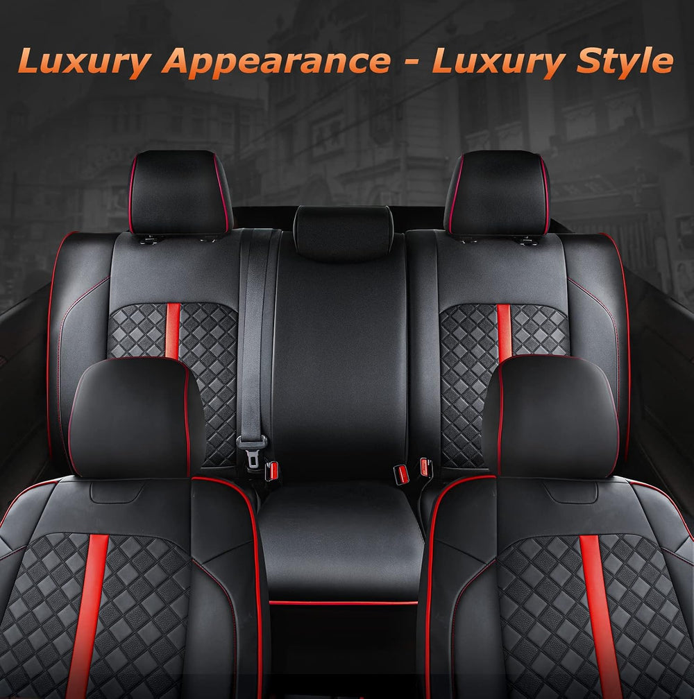 Carlimeki Leather Seat Covers Custom Fit for Tacoma Gen 3rd (2016-2023)