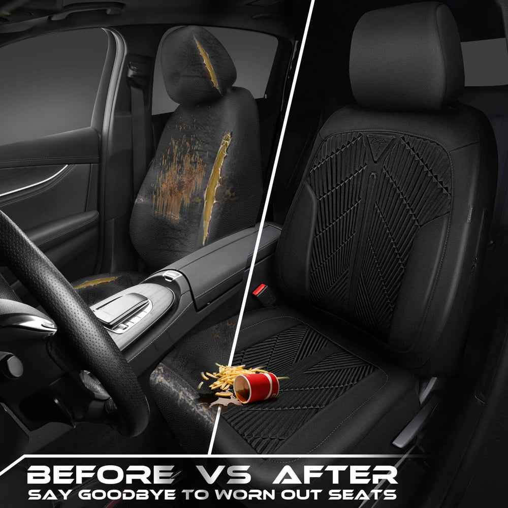 CAR PASS Waterproof Car seat covers Front Seats covers Neoprene Wetsuit, All-...