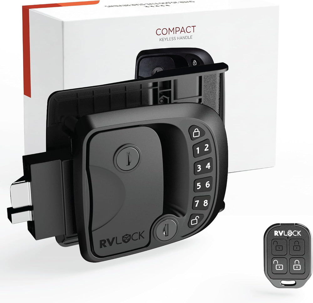RVLock Compact Keyless RV Door Lock for Campers/Trailers / 5th Wheels