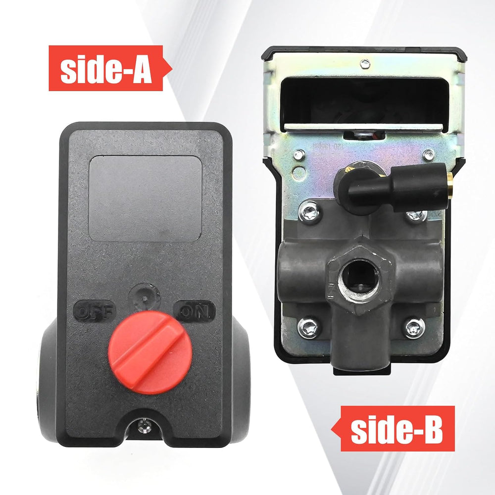 034-0184 26 A Pressure Switch Air Compressor 120/240 V 125-155 PSI, Replaces ...