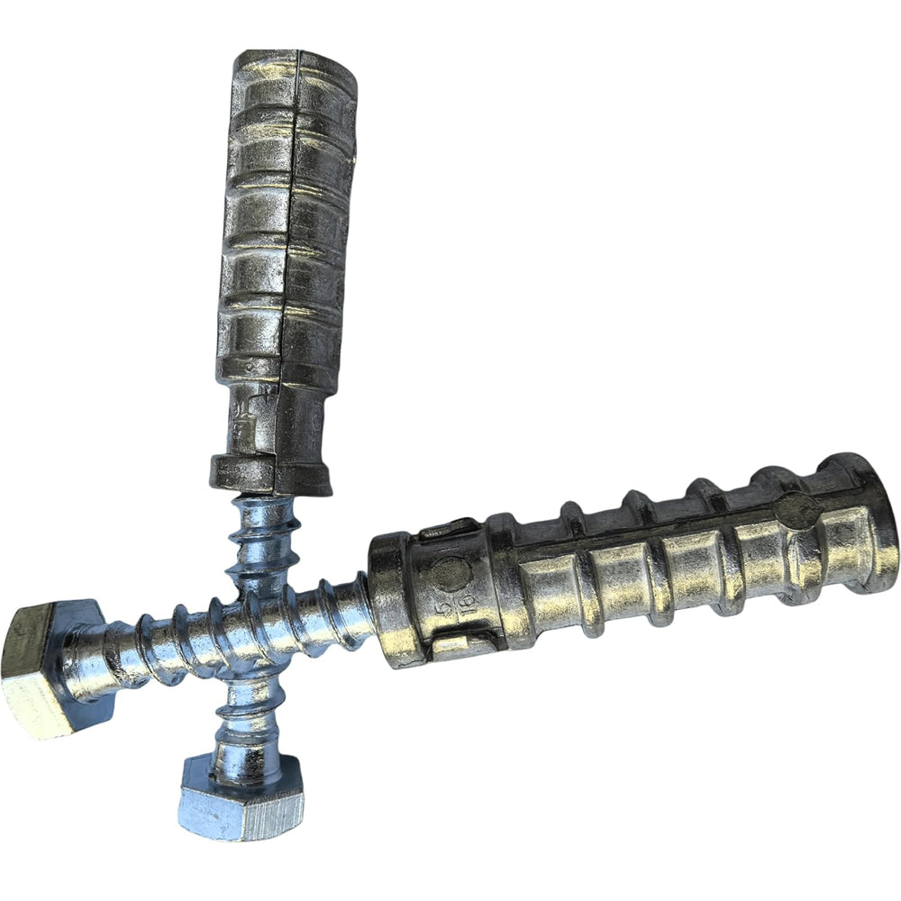 SANTIE 3/8 in. x 2-1/2 in. Zinc-Alloy Long Lag Shields Anchor