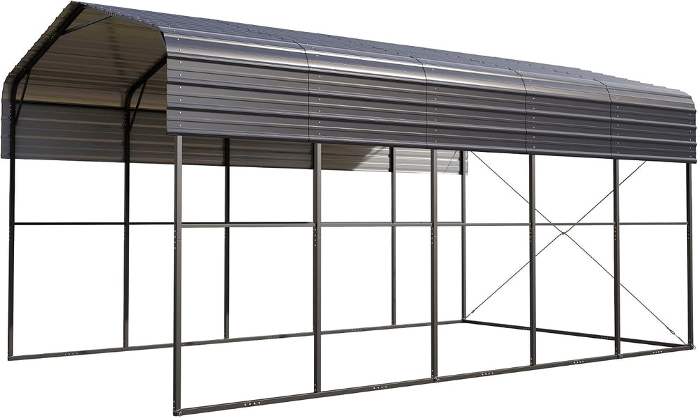 14x25x13 ft Metal RV Carport Heavy Duty Canopy Garage Shelter