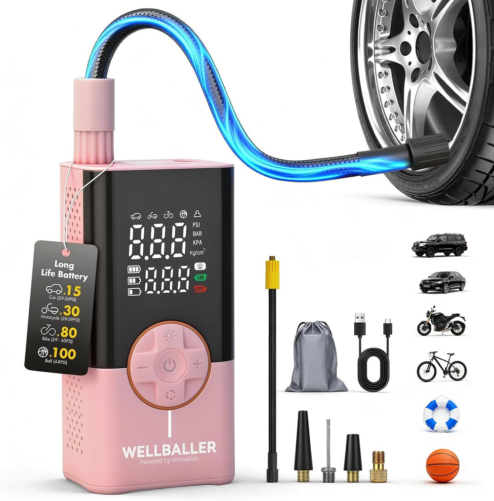 150PSI Tire Inflator Portable Air Compressor with Fast Inflation