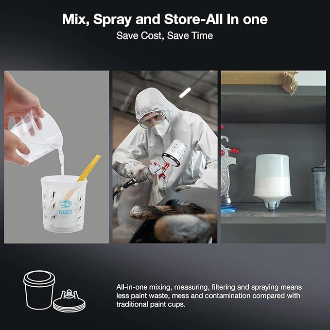 YUZES HVLP Spray Gun Plus Kit