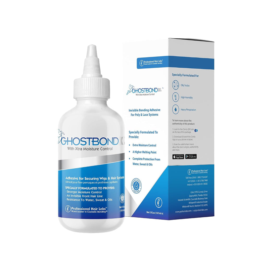 GHOSTBOND XL Hair Replacement Adhesive 5oz- Invisible Wig Bonding Glue: Water...