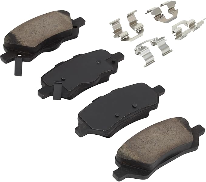 Premium Ceramic Rear Brake Pads Compatible