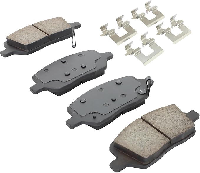 Premium Ceramic Rear Brake Pads Compatible