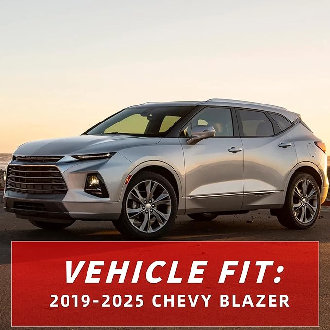in Channel Rain Guards Fit for Chevrolet Chevy Blazer 2019 2020 2021 2022 202...